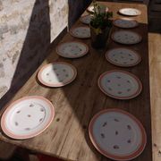 Set of 12 floral dessert plates
