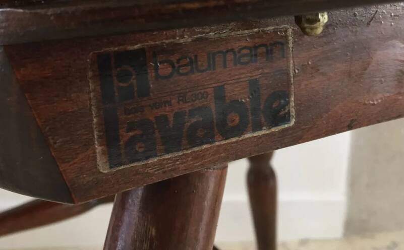Chaises style scandinave Baumann années 60 (X2)