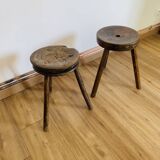 Pair of tripod stools