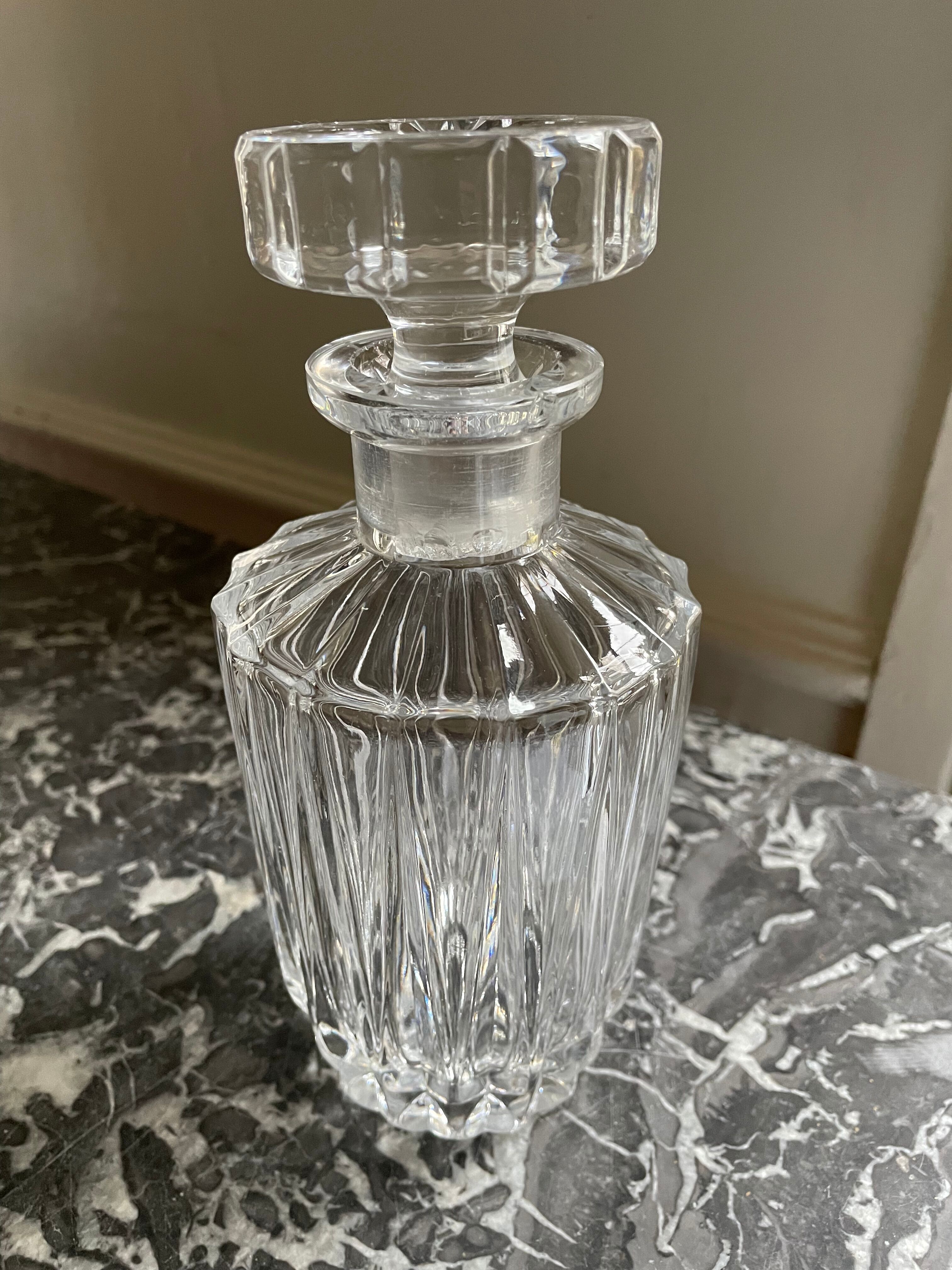 Carafon en cristal taillé H21
