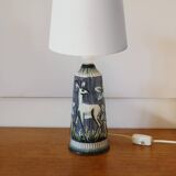 Scandinavian ceramic lamp base by Tilgmans Keramik