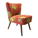 Floral cocktail armchair, 1970