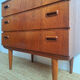 Commode scandinave vintage en teck