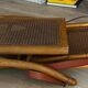 Wooden cane lounge chair