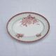Oval serving dish in earthenware of Sté Amandinoise model Margot, iron earth.