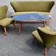 Table low Scandinavian 50s 60s oval