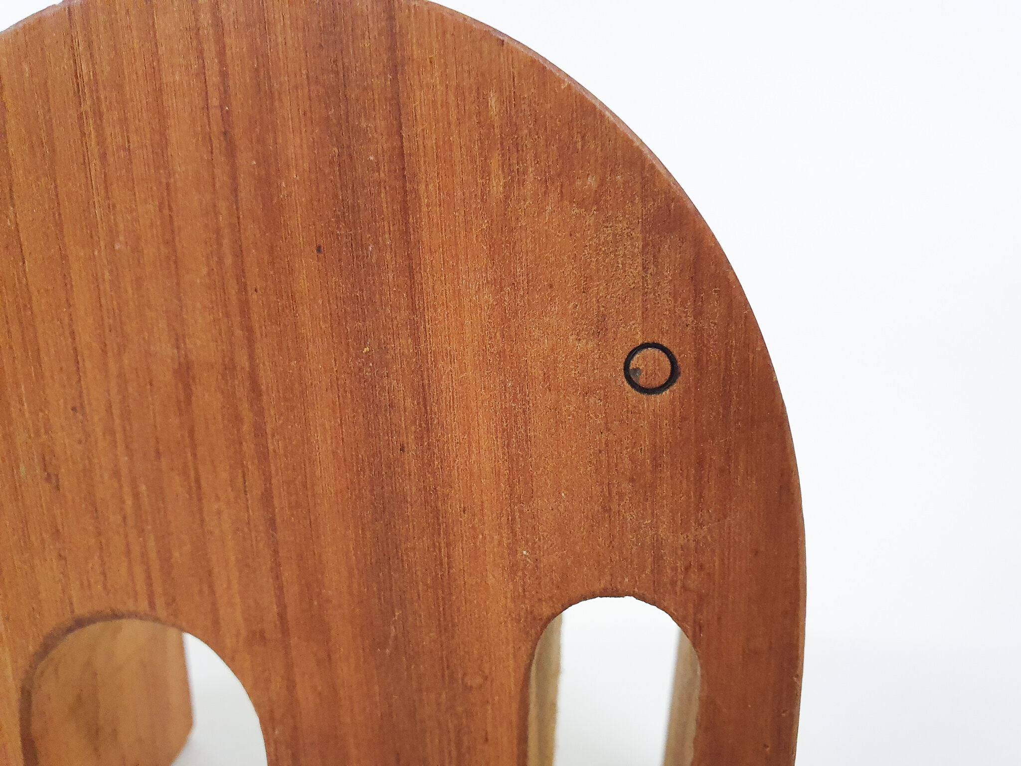 Scandinavian modern wooden Elephant, 1960's