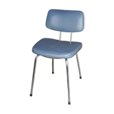 Chaise vintage ski et chrome 1950