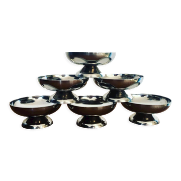 Set of 6 ice cream cups