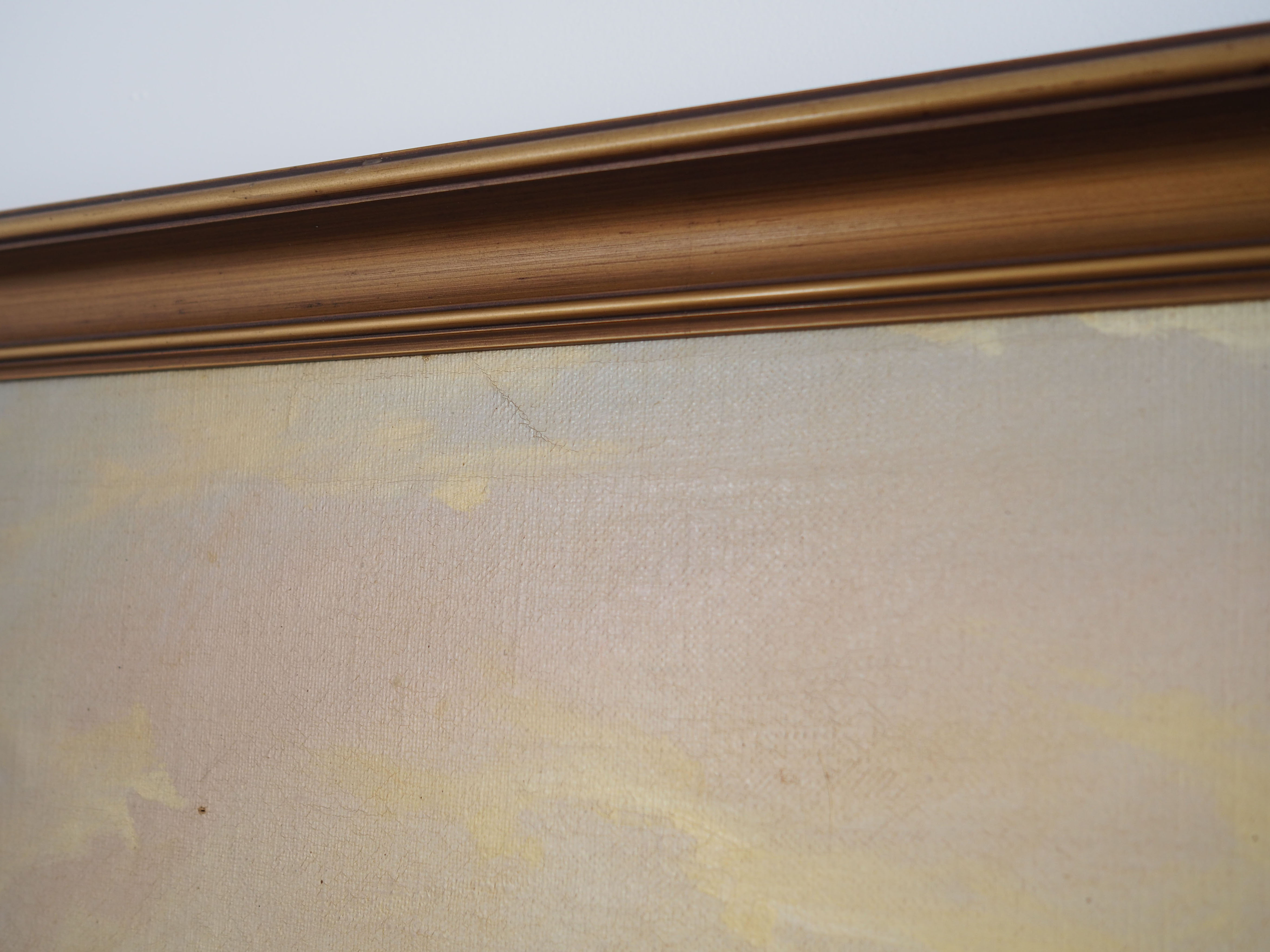 Painting „The Riverside Camp”, Scandinavian design, 19th century, by Vilhelm Oskar Engström