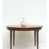Table ronde scandinave avec rallonge