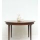 Scandinavian round table with extension