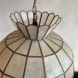 Large pearly pendant light