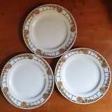 Trio d assiettes Saint Amand