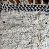 Berber Beni Ouarain handmade rug with colorful polka dots, 100% wool