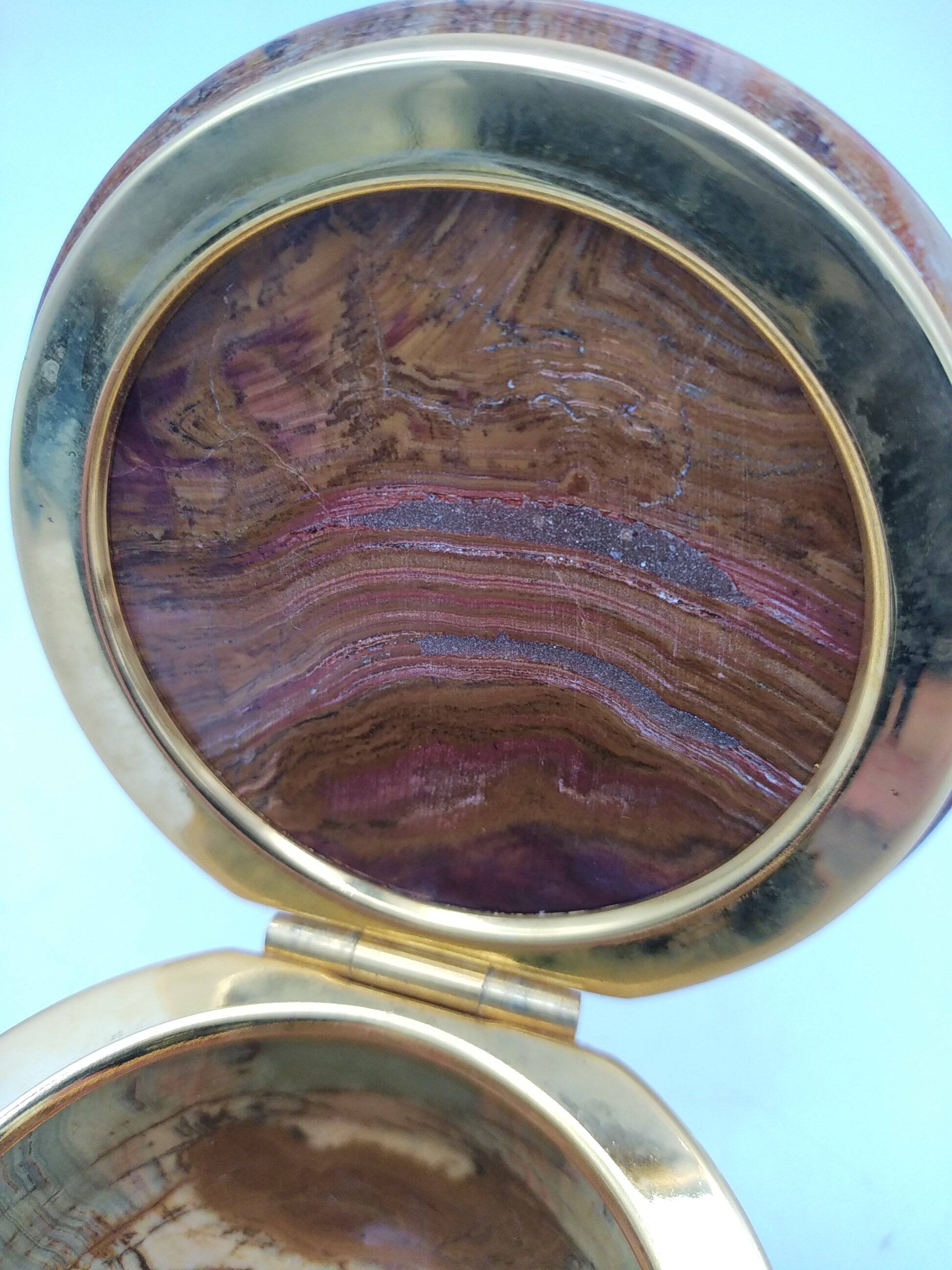 Round onyx box. Alabastros Miquel.