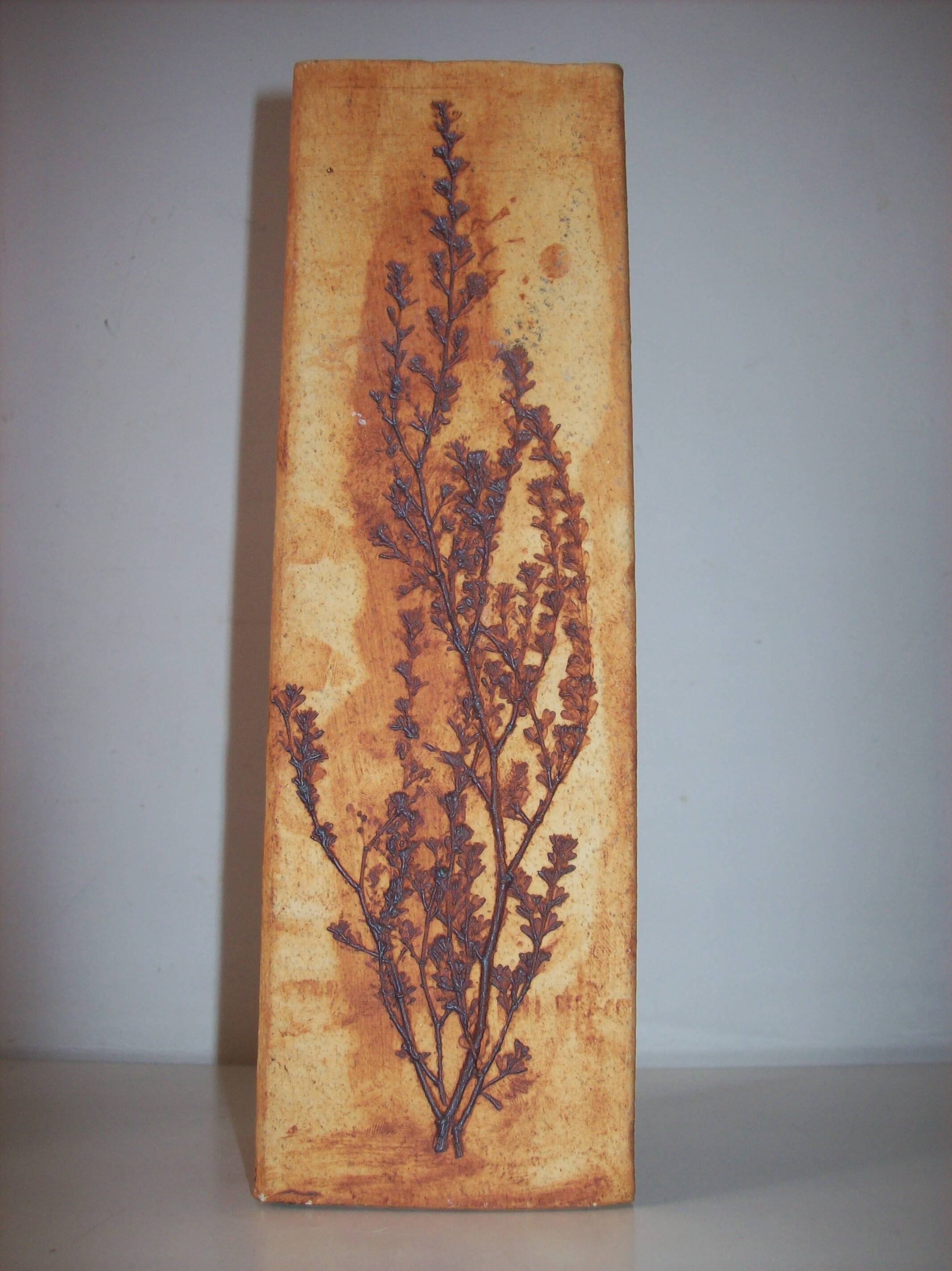 Ceramic vase signed raymonde leduc