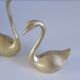 Swans or ducks brass