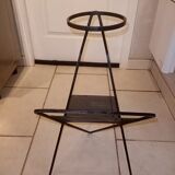 Porte revues et plante vintage design métal perforé