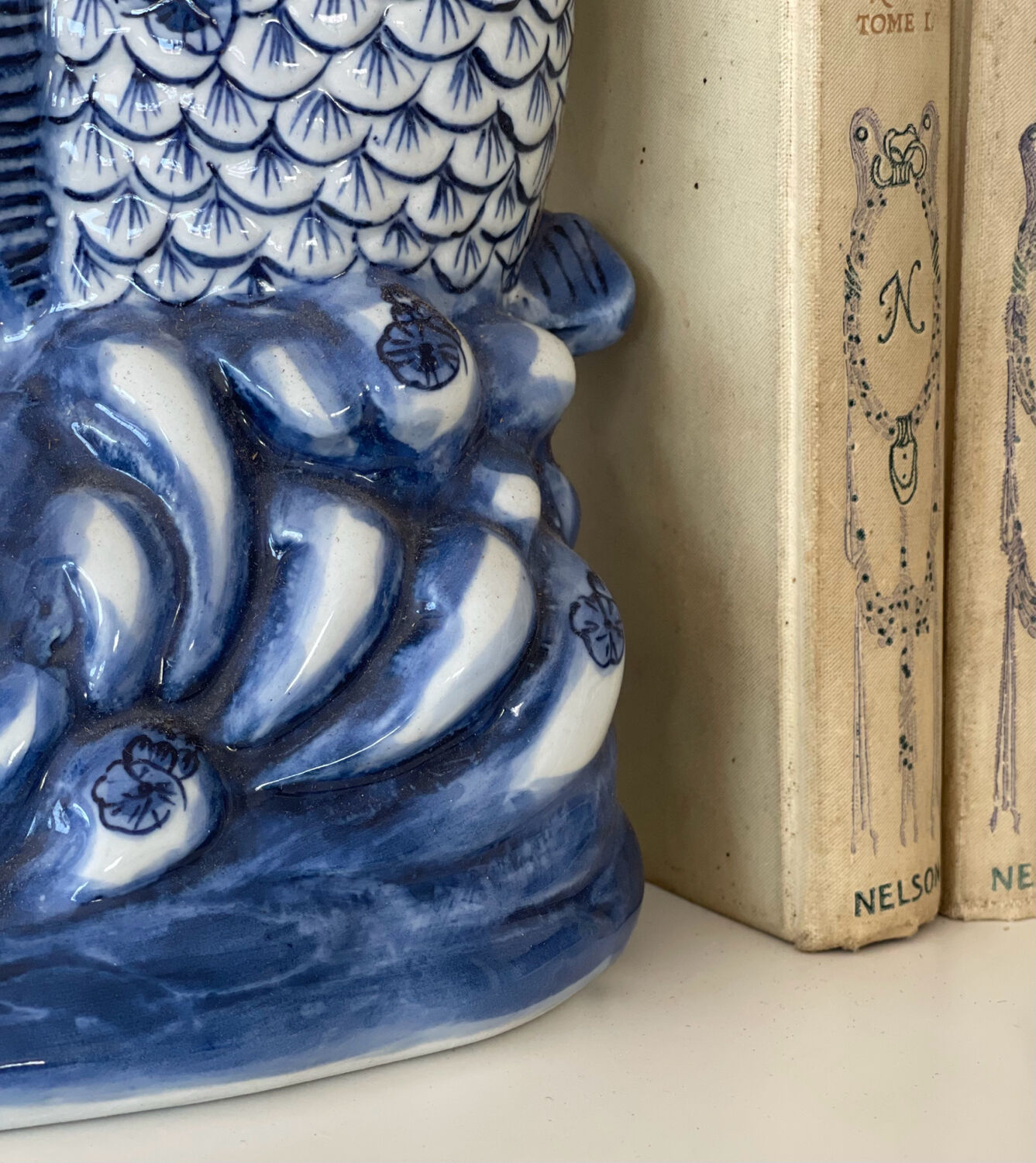 Duo of vases in antique slip