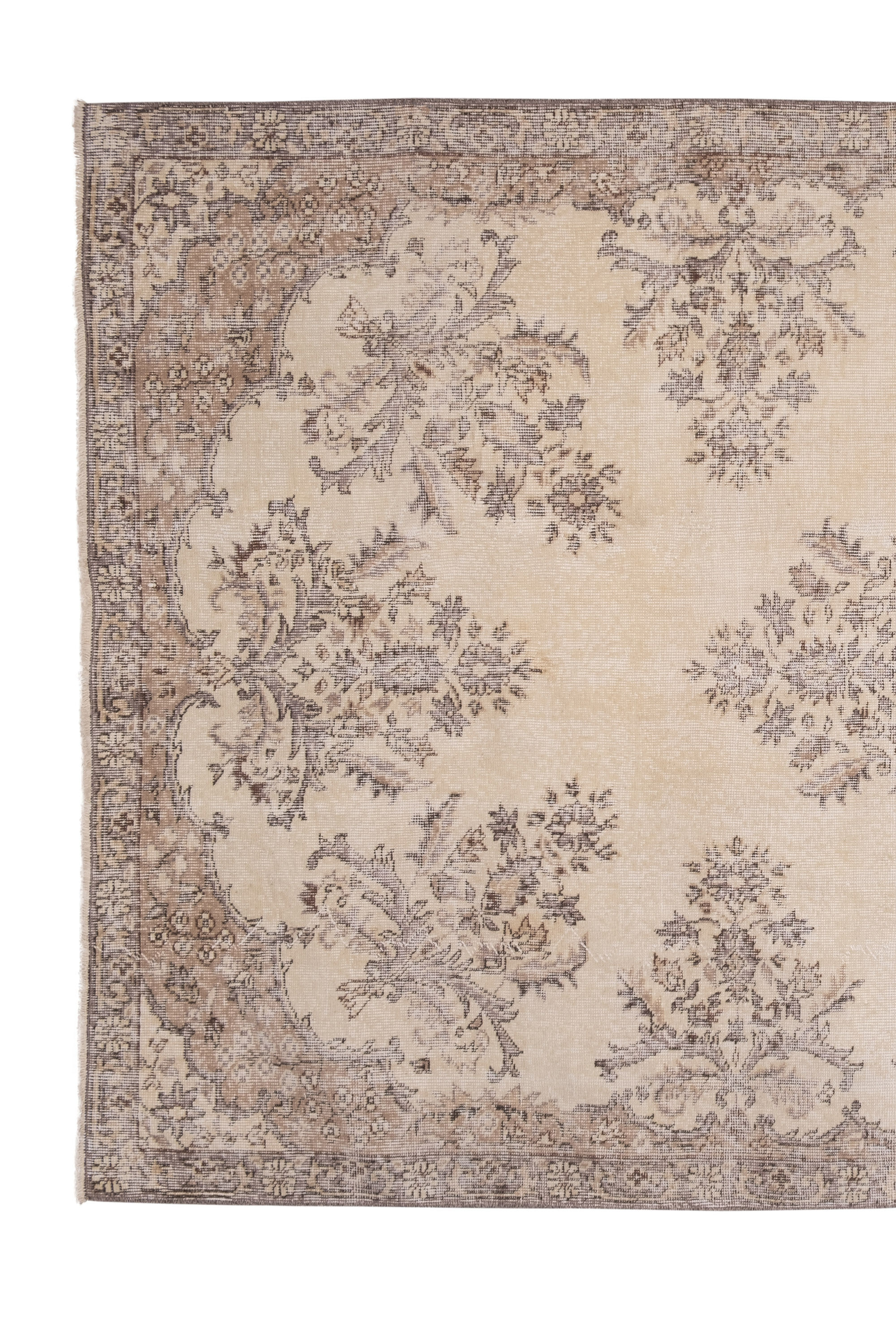 Turkish hand knotted Oushak rug, 1970s - 170 X 283 cm