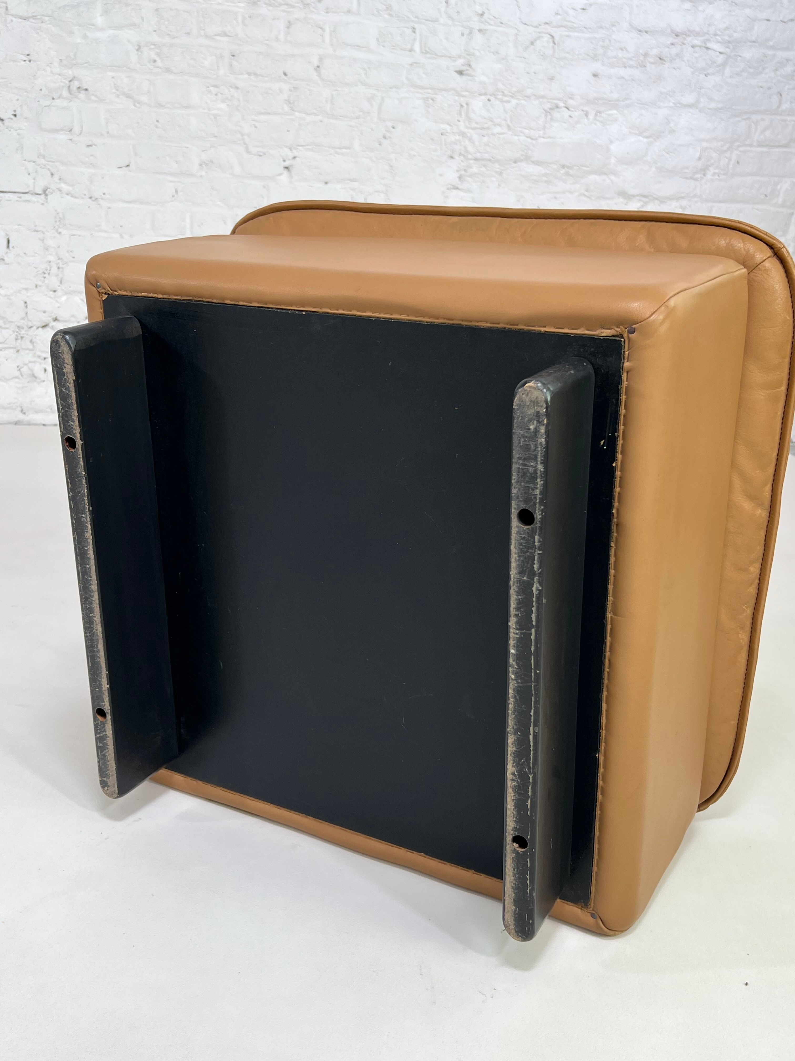 Ottoman leather DS 49 years 80 by De Sede