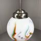Art Deco stained glass hanging lamp 1930's