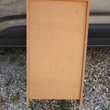 Old Shoe Cabinet with 5 Wooden Lockers