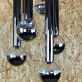 Lampe cascade 60s années 70 par Motoko Ishii pour Staff Chrom 6-flame