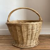 Rattan wicker pan