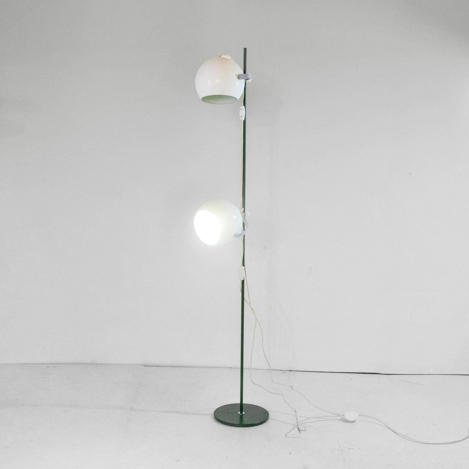 Space Age " Eye Ball " Vintage Floor Lamp in Style of Reggiani, Italy 1970s