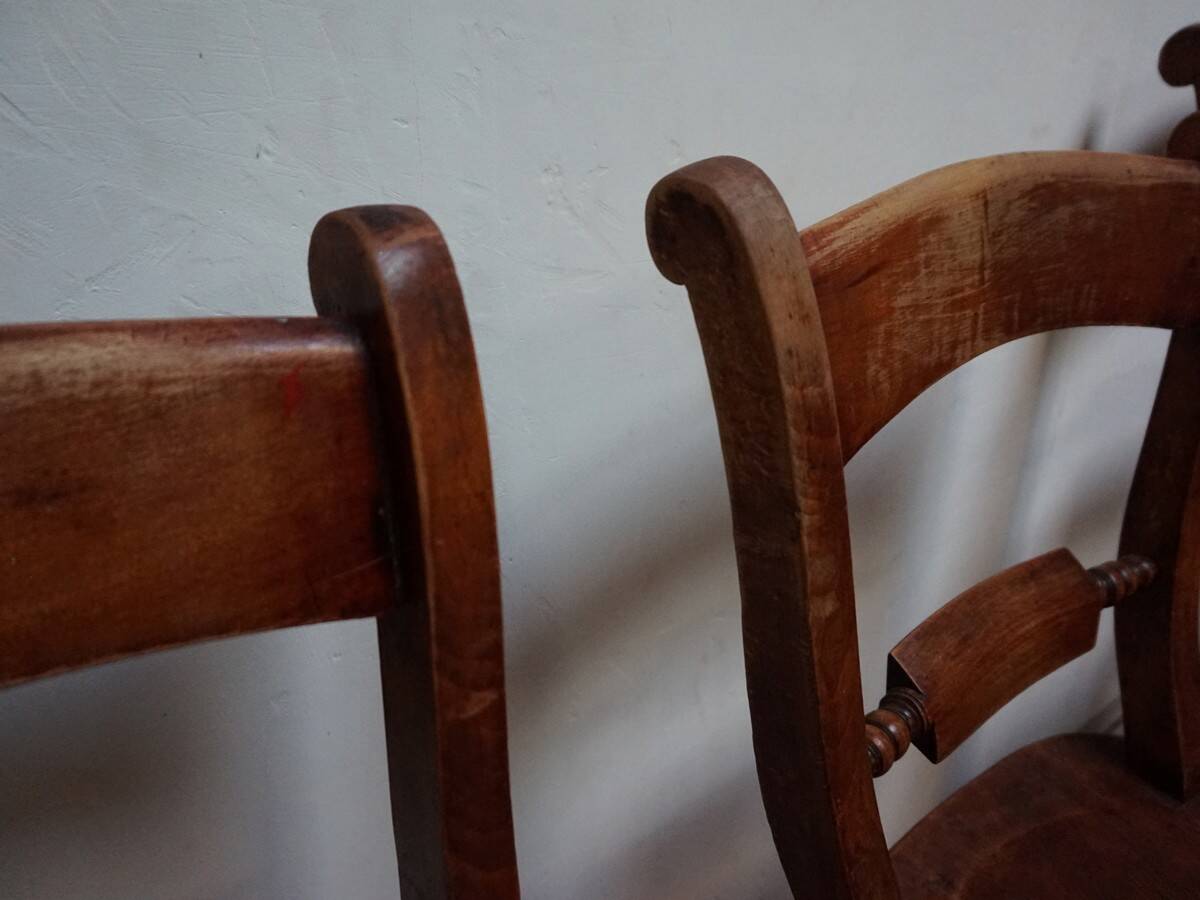 Antique Oxford Windsor chairs, 1850s set of 5