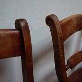 Antique Oxford Windsor chairs, 1850s set of 5