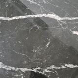 Vintage Black marbel side tabel