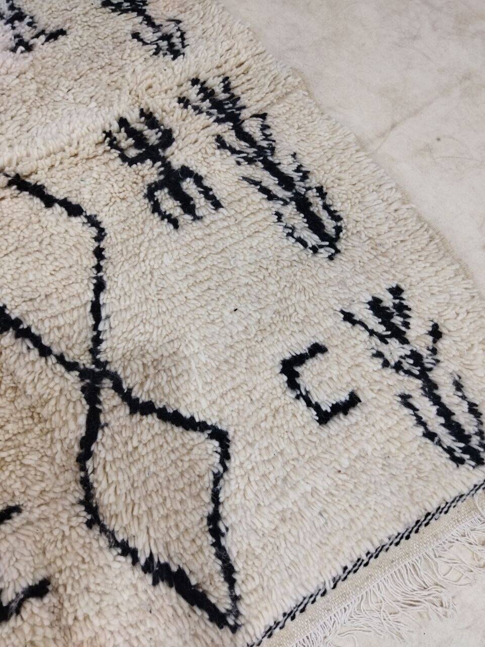 Tapis berbère marocain artisanal fait main