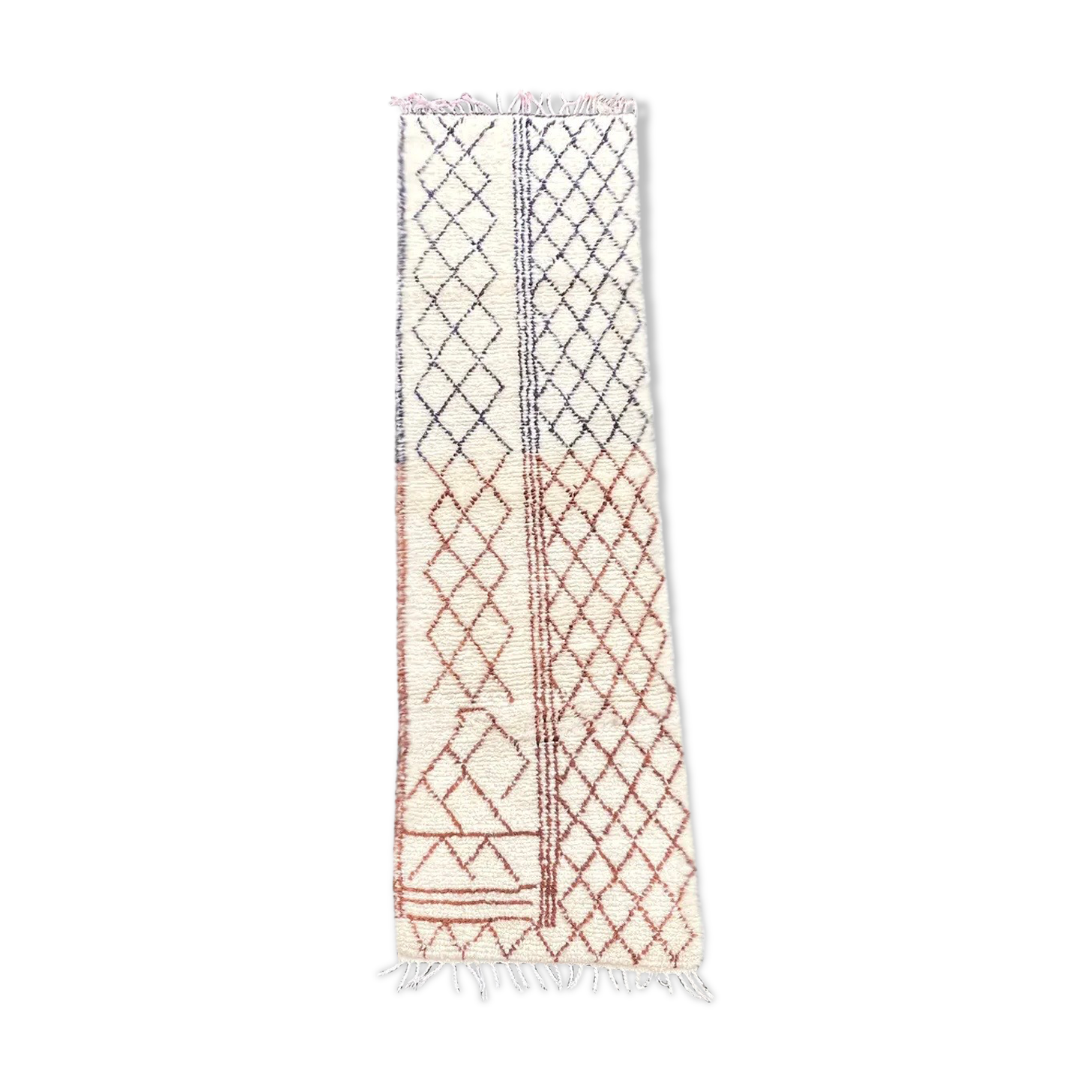 Berber carpet corridor Beni Ouarain 90×320 cm