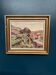 Original Swedish Oil on Canvas - 'The Dark Cliff' by Ellis Wallin - Signed - Dated 1962 - Vintage and Framed