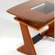 Desk in Wood and Glass attributed to Melchiorre Bega, Italy, 1950s