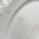 Plat ovale blanc en terre de fer Creil et Montereau fin 19eme