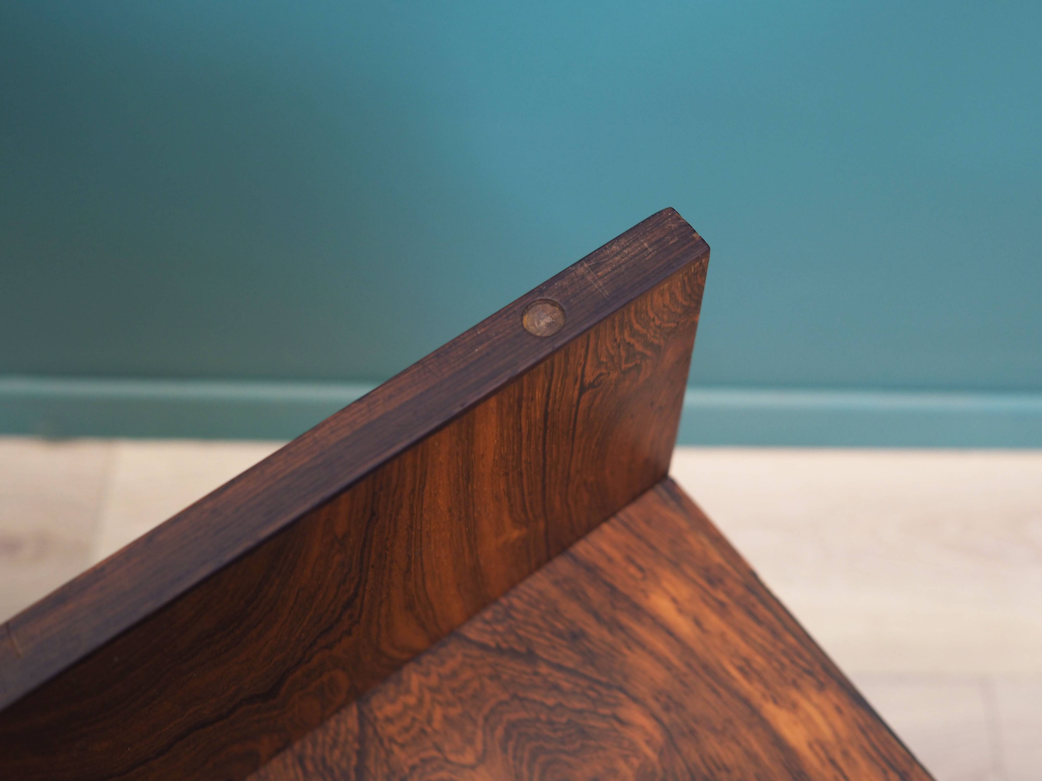 2 Danish rosewood floor-standing shelves, 1970s