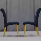6 velvet chairs 1970