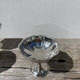 8 silver-plated metal cups 1970