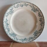 Plat de service terre de fer St Amand & Hamage modèle  Guadeloupe
