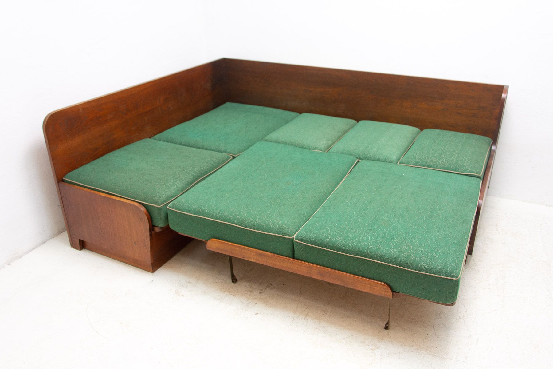 Mid Century Corner Folding Sofabed, 1960´s, Czechoslovakia