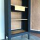 Parisian wardrobe or vintage wood closet, 50s