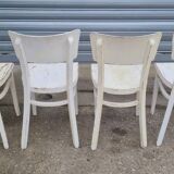 Set of four thonet bistro chairs