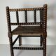 Chaise d’angle perlée