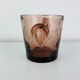 Pink bubble glass ice bucket La Rochère