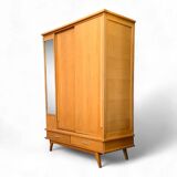 Vintage wardrobe with compass feet 1960