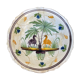 Old dish camels and palm trees restored